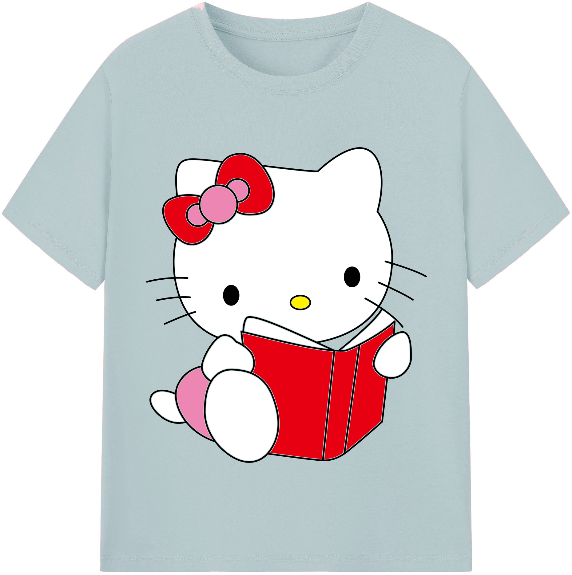 （画像用） Hello Kitty ハローキティ 綿100％半袖Tシャツ（フロントプリント）